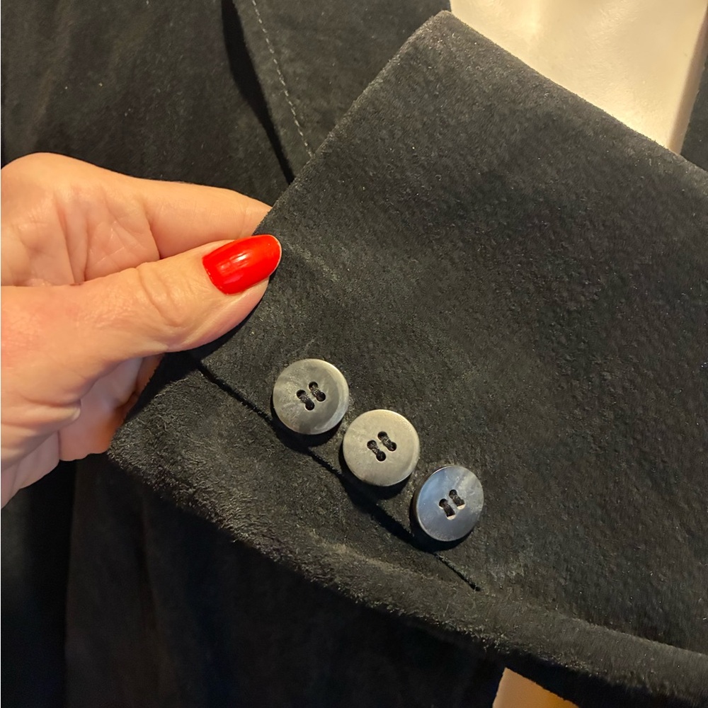 Sonoma Ladies Black Suede Jacket-lined. Mint! - Picture 6 of 7